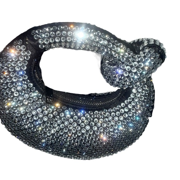 Strapless Sequin Black Dress - Picture 3 of 14